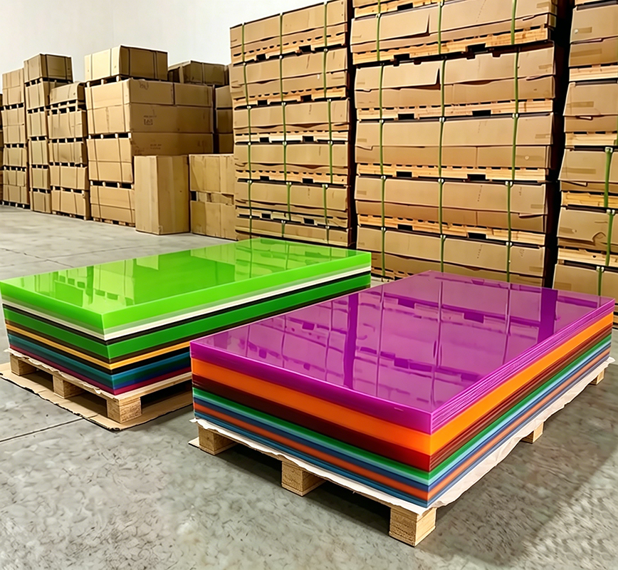 2mm 3mm Colored Cast Acrylic Sheet PMMA High Gloss Iridescent Rainbow Panel Cutting Custom Sizes Advertising Signs EU Certified